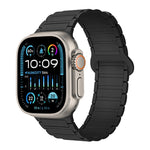 I-Shaped Magnetic Silicone Watch Band, For Apple Watch SE 2023 44mm, For Apple Watch SE 2023 40mm, For Apple Watch Ultra 2 49mm