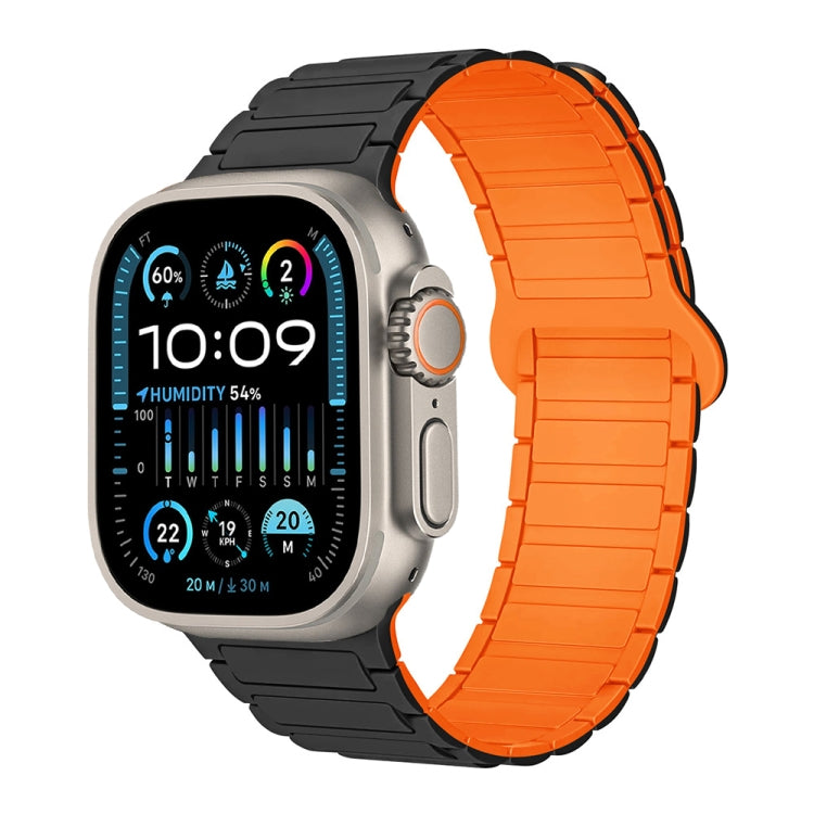 I-Shaped Magnetic Silicone Watch Band, For Apple Watch SE 2023 44mm, For Apple Watch SE 2023 40mm, For Apple Watch Ultra 2 49mm