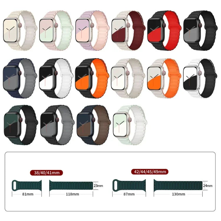 I-Shaped Magnetic Silicone Watch Band