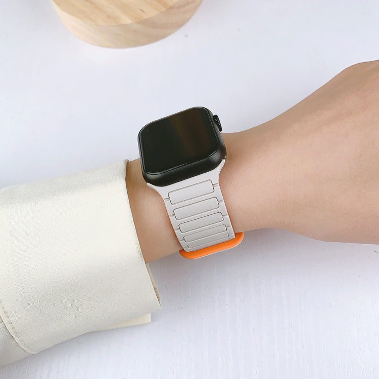 I-Shaped Magnetic Silicone Watch Band, For Apple Watch SE 2023 44mm, For Apple Watch SE 2023 40mm, For Apple Watch Ultra 2 49mm