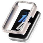 Diamond Half Pack Hollow PC Watch Protective Case, For Samsung Galaxy Fit 3