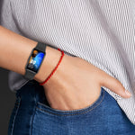 Solid Color Colorful Buckle Silicone Watch Band, For Huawei Band 10 / 9 / 8