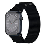 Nylon Hook And Loop Fastener Watch Band, For Apple Watch Series 8 45mm, For Apple Watch SE 2022 40mm, For Apple Watch SE 2022 44mm, For Apple Watch Series 7 41mm, For Apple Watch Series 7 45mm, For Apple Watch SE 40mm, For Apple Watch SE 44mm          ...