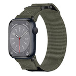 Nylon Hook And Loop Fastener Watch Band, For Apple Watch Series 8 45mm, For Apple Watch SE 2022 40mm, For Apple Watch SE 2022 44mm, For Apple Watch Series 7 41mm, For Apple Watch Series 7 45mm, For Apple Watch SE 40mm, For Apple Watch SE 44mm          ...