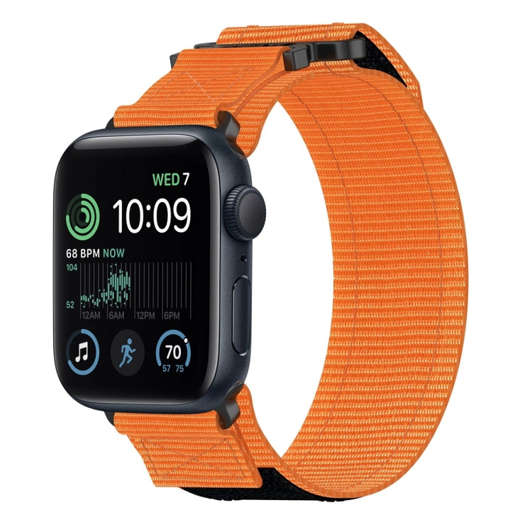 Nylon Hook And Loop Fastener Watch Band, For Apple Watch Series 8 45mm, For Apple Watch SE 2022 40mm, For Apple Watch SE 2022 44mm, For Apple Watch Series 7 41mm, For Apple Watch Series 7 45mm, For Apple Watch SE 40mm, For Apple Watch SE 44mm          ...