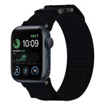 Nylon Hook And Loop Fastener Watch Band, For Apple Watch Series 8 45mm, For Apple Watch SE 2022 40mm, For Apple Watch SE 2022 44mm, For Apple Watch Series 7 41mm, For Apple Watch Series 7 45mm, For Apple Watch SE 40mm, For Apple Watch SE 44mm          ...