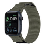 Nylon Hook And Loop Fastener Watch Band, For Apple Watch Series 8 45mm, For Apple Watch SE 2022 40mm, For Apple Watch SE 2022 44mm, For Apple Watch Series 7 41mm, For Apple Watch Series 7 45mm, For Apple Watch SE 40mm, For Apple Watch SE 44mm          ...