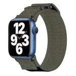 Nylon Hook And Loop Fastener Watch Band, For Apple Watch Series 8 45mm, For Apple Watch SE 2022 40mm, For Apple Watch SE 2022 44mm, For Apple Watch Series 7 41mm, For Apple Watch Series 7 45mm, For Apple Watch SE 40mm, For Apple Watch SE 44mm          ...