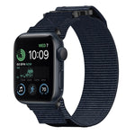 Nylon Hook And Loop Fastener Watch Band, For Apple Watch Series 8 45mm, For Apple Watch SE 2022 40mm, For Apple Watch SE 2022 44mm, For Apple Watch Series 7 41mm, For Apple Watch Series 7 45mm, For Apple Watch SE 40mm, For Apple Watch SE 44mm          ...