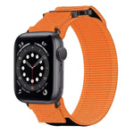 Nylon Hook And Loop Fastener Watch Band, For Apple Watch Series 8 45mm, For Apple Watch SE 2022 40mm, For Apple Watch SE 2022 44mm, For Apple Watch Series 7 41mm, For Apple Watch Series 7 45mm, For Apple Watch SE 40mm, For Apple Watch SE 44mm          ...