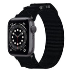 Nylon Hook And Loop Fastener Watch Band, For Apple Watch Series 8 45mm, For Apple Watch SE 2022 40mm, For Apple Watch SE 2022 44mm, For Apple Watch Series 7 41mm, For Apple Watch Series 7 45mm, For Apple Watch SE 40mm, For Apple Watch SE 44mm          ...