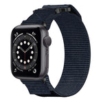 Nylon Hook And Loop Fastener Watch Band, For Apple Watch Series 8 45mm, For Apple Watch SE 2022 40mm, For Apple Watch SE 2022 44mm, For Apple Watch Series 7 41mm, For Apple Watch Series 7 45mm, For Apple Watch SE 40mm, For Apple Watch SE 44mm          ...