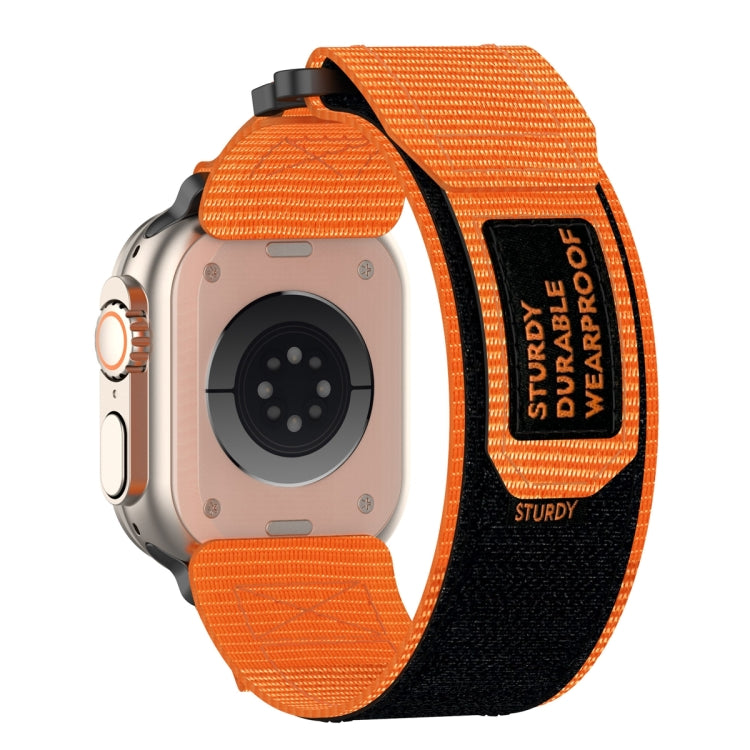 Nylon Hook And Loop Fastener Watch Band, For Apple Watch Series 5 44mm, For Apple Watch Series 5 40mm, For Apple Watch Series 4 44mm, For Apple Watch Series 4 40mm, For Apple Watch Series 3 38mm, For Apple Watch Series 3 42mm                           ...