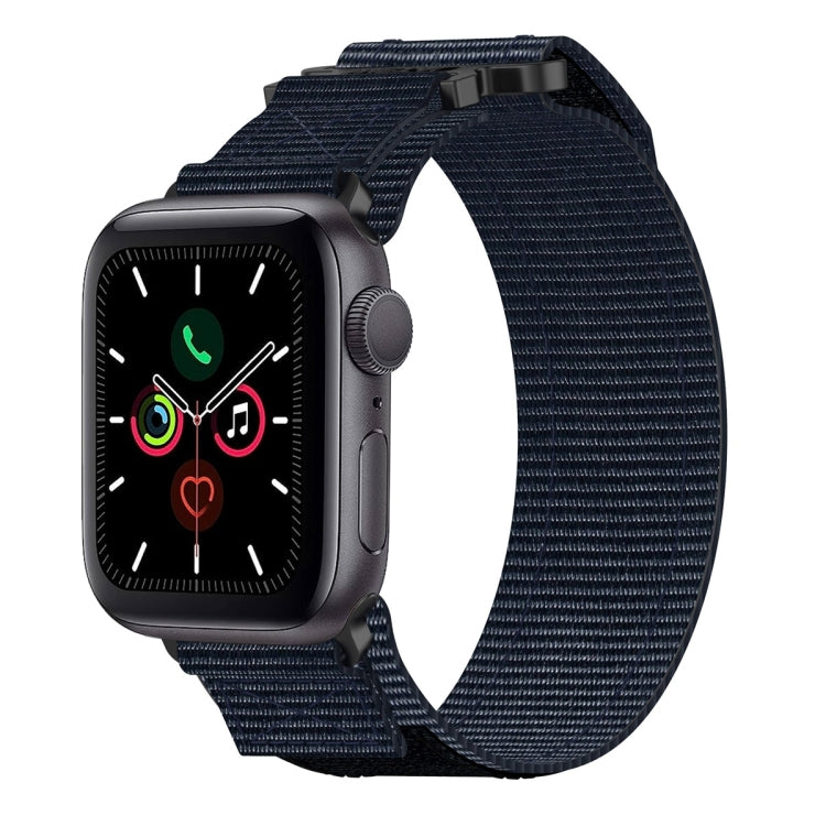Nylon Hook And Loop Fastener Watch Band, For Apple Watch Series 5 44mm, For Apple Watch Series 5 40mm, For Apple Watch Series 4 44mm, For Apple Watch Series 4 40mm, For Apple Watch Series 3 38mm, For Apple Watch Series 3 42mm                           ...