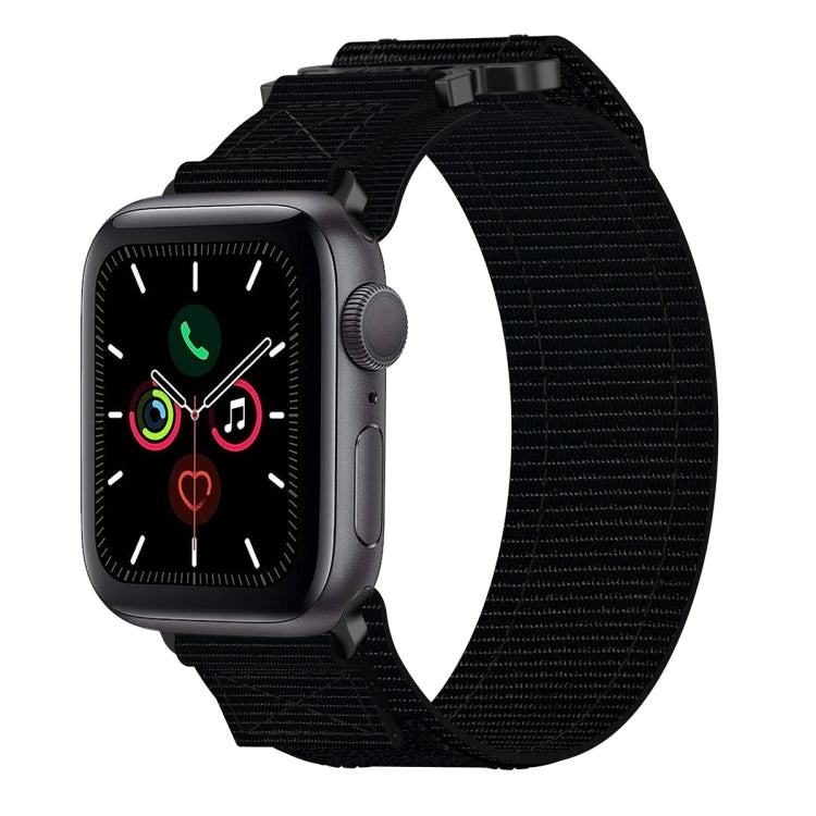 Nylon Hook And Loop Fastener Watch Band, For Apple Watch Series 5 44mm, For Apple Watch Series 5 40mm, For Apple Watch Series 4 44mm, For Apple Watch Series 4 40mm, For Apple Watch Series 3 38mm, For Apple Watch Series 3 42mm                           ...
