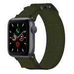 Nylon Hook And Loop Fastener Watch Band, For Apple Watch Series 5 44mm, For Apple Watch Series 5 40mm, For Apple Watch Series 4 44mm, For Apple Watch Series 4 40mm, For Apple Watch Series 3 38mm, For Apple Watch Series 3 42mm                           ...