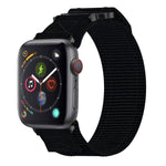 Nylon Hook And Loop Fastener Watch Band, For Apple Watch Series 5 44mm, For Apple Watch Series 5 40mm, For Apple Watch Series 4 44mm, For Apple Watch Series 4 40mm, For Apple Watch Series 3 38mm, For Apple Watch Series 3 42mm                           ...