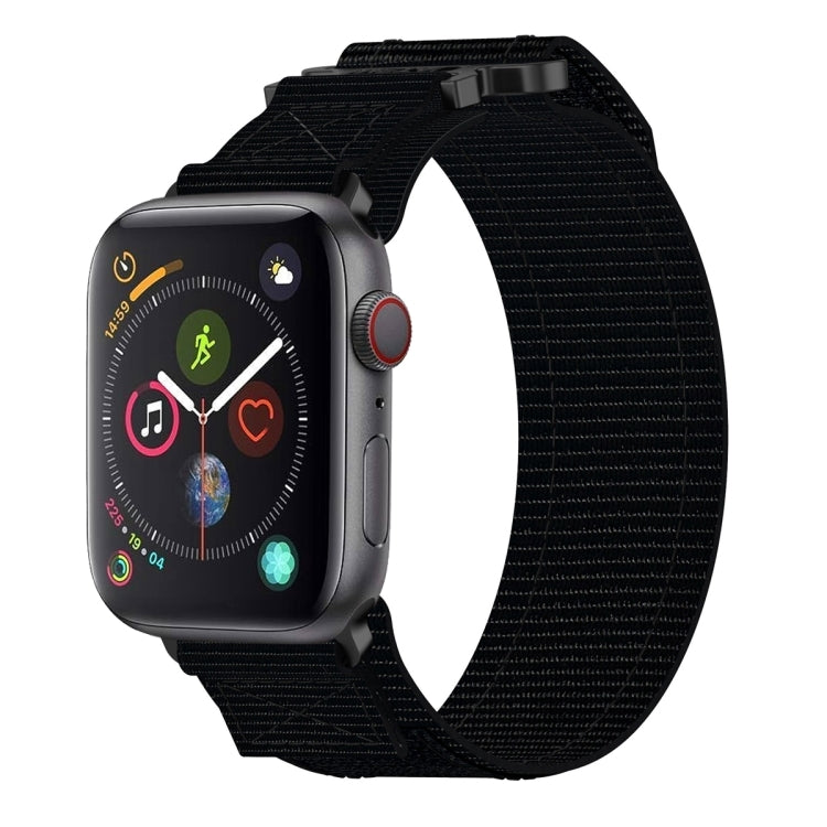 Nylon Hook And Loop Fastener Watch Band, For Apple Watch Series 5 44mm, For Apple Watch Series 5 40mm, For Apple Watch Series 4 44mm, For Apple Watch Series 4 40mm, For Apple Watch Series 3 38mm, For Apple Watch Series 3 42mm                           ...