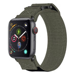 Nylon Hook And Loop Fastener Watch Band, For Apple Watch Series 5 44mm, For Apple Watch Series 5 40mm, For Apple Watch Series 4 44mm, For Apple Watch Series 4 40mm, For Apple Watch Series 3 38mm, For Apple Watch Series 3 42mm                           ...