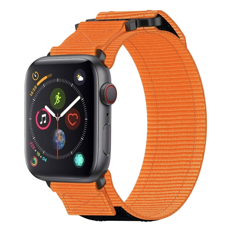 Nylon Hook And Loop Fastener Watch Band, For Apple Watch Series 5 44mm, For Apple Watch Series 5 40mm, For Apple Watch Series 4 44mm, For Apple Watch Series 4 40mm, For Apple Watch Series 3 38mm, For Apple Watch Series 3 42mm                           ...