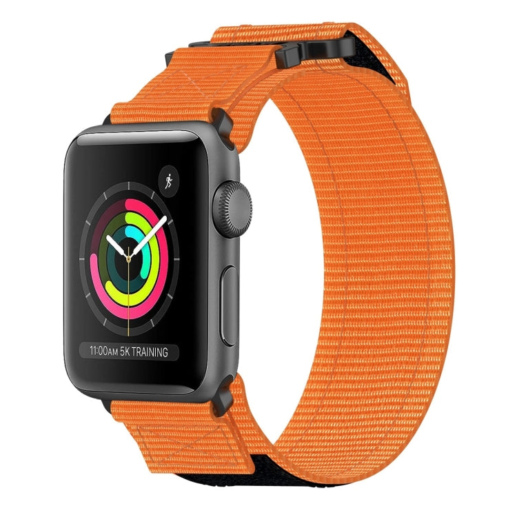 Nylon Hook And Loop Fastener Watch Band, For Apple Watch Series 5 44mm, For Apple Watch Series 5 40mm, For Apple Watch Series 4 44mm, For Apple Watch Series 4 40mm, For Apple Watch Series 3 38mm, For Apple Watch Series 3 42mm                           ...