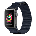 Nylon Hook And Loop Fastener Watch Band, For Apple Watch Series 5 44mm, For Apple Watch Series 5 40mm, For Apple Watch Series 4 44mm, For Apple Watch Series 4 40mm, For Apple Watch Series 3 38mm, For Apple Watch Series 3 42mm                           ...