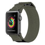 Nylon Hook And Loop Fastener Watch Band, For Apple Watch Series 5 44mm, For Apple Watch Series 5 40mm, For Apple Watch Series 4 44mm, For Apple Watch Series 4 40mm, For Apple Watch Series 3 38mm, For Apple Watch Series 3 42mm                           ...