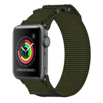 Nylon Hook And Loop Fastener Watch Band, For Apple Watch Series 5 44mm, For Apple Watch Series 5 40mm, For Apple Watch Series 4 44mm, For Apple Watch Series 4 40mm, For Apple Watch Series 3 38mm, For Apple Watch Series 3 42mm                           ...