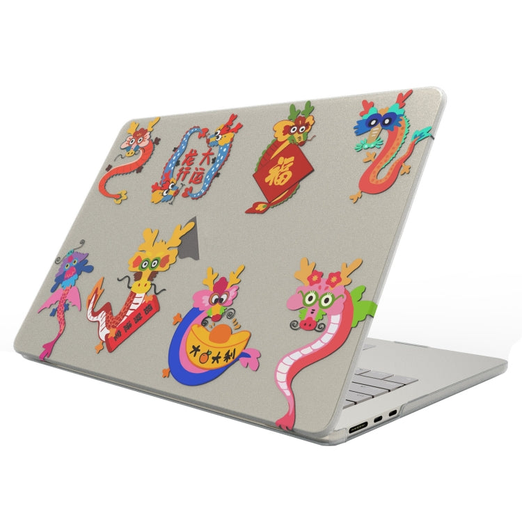 UV Printed Pattern Laptop Frosted Protective Case, For MacBook Pro 16 A2141, For MacBook Pro 15.4 A1707 / A1990