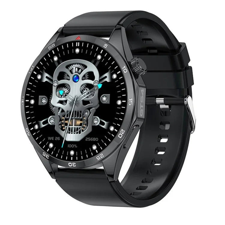 GTS4/LT09 1.5 inch IP67 Fitness Wellness Smart Watch Support Bluetooth Call / Sleep / Blood Oxygen / Heart Rate Health Monitor, Silicone Strap, Steel Strap