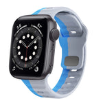 Wave Texture Reverse Buckle Silicone Watch Band, For Apple Watch Series 6 40mm, For Apple Watch Series 6 44mm, For Apple Watch Series 5 44mm, For Apple Watch Series 5 40mm