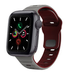 Wave Texture Reverse Buckle Silicone Watch Band, For Apple Watch Series 6 40mm, For Apple Watch Series 6 44mm, For Apple Watch Series 5 44mm, For Apple Watch Series 5 40mm
