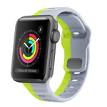Wave Texture Reverse Buckle Silicone Watch Band, For Apple Watch Series 4 44mm, For Apple Watch Series 4 40mm, For Apple Watch Series 3 38mm, For Apple Watch Series 3 42mm