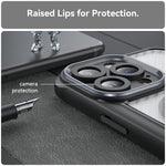 Carbon Fiber Texture MagSafe Translucent Phone Case, For iPhone 11 Pro