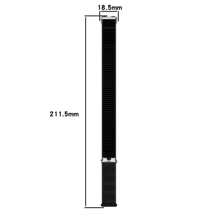 Nylon Loop Hook and Loop Fastener Watch Band, For Huawei Band 10 / 9 / 8