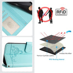 Cat Rat Embossed Pattern RFID Leather Phone Case with Lanyard, For iPhone 13 mini, For iPhone 12/12 Pro, For iPhone 12 Pro Max, For iPhone 12 mini, For iPhone 11 Pro Max, For iPhone 11, For iPhone 11 Pro, For iPhone XS / X