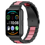 Three Bead Stainless Steel Metal Watch Band, For Huawei Watch Fit 5 / Fit 5 Pro / Fit 4 / Fit 3