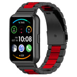 Three Bead Stainless Steel Metal Watch Band, For Huawei Watch Fit 5 / Fit 5 Pro / Fit 4 / Fit 3