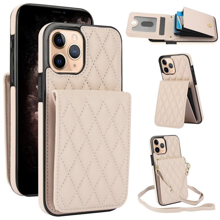 YM015 Crossbody Rhombic Card Bag RFID Phone Case, For iPhone 14 Pro Max, For iPhone 13 Pro Max, For iPhone 13 Pro, For iPhone 13, For iPhone 12 / 12 Pro, For iPhone 12 Pro Max, For iPhone 11 Pro Max, For iPhone 11
