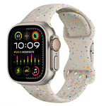 Hole Style Butterfly Buckle Camouflage Silicone Watch Band, For Apple Watch Ultra 2 49mm, For Apple Watch Series 9 45mm, For Apple Watch Series 9 41mm, For Apple Watch Ultra 49mm