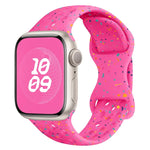 Hole Style Butterfly Buckle Camouflage Silicone Watch Band, For Apple Watch Series 2 42mm, For Apple Watch Series 2 38mm, For Apple Watch 42mm, For Apple Watch 38mm