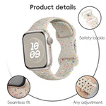 Hole Style Butterfly Buckle Camouflage Silicone Watch Band, For Apple Watch Series 10 46mm, For Apple Watch Series 10 42mm, For Apple Watch SE 2023 44mm, For Apple Watch SE 2023 40mm