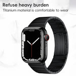 PG65 Single Bead Bamboo Joint Spring Bars Titanium Metal Watch Band, For Apple Watch Series 6 40mm, For Apple Watch Series 6 44mm, For Apple Watch Series 5 44mm, For Apple Watch Series 5 40mm, For Apple Watch Series 4 44mm, For Apple Watch Series 4 40m...