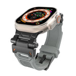 Stainless Steel Connector TPU Watch Band, For Apple Watch Series 7 45mm, For Apple Watch SE 44mm