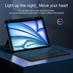Intelligent Detachable Touch Bluetooth Keyboard Leather Tablet Case with Backlight/Pen Slot, For iPad Pro 13 2024, For iPad Air 13 2024, For iPad Air 11 2024, For iPad Pro 11 2024, For iPad 10.9 2022, For iPad 10.2 2021, For iPad mini 6