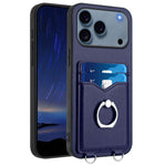 R20 Ring Card Holder Phone Case, For iPhone 17 Pro Max, For iPhone 17 Pro, For iPhone 17, For iPhone Air, For iPhone 15 Pro Max, For iPhone 15 Pro, For iPhone 15 Plus, For iPhone 15