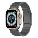Titanium Metal Watch Band, For Apple Watch Series 10 46mm, For Apple Watch Series 10 42mm, For Apple Watch SE 2023 44mm, For Apple Watch SE 2023 40mm, For Apple Watch Ultra 2 49mm, For Apple Watch Series 9 45mm, For Apple Watch Series 9 41mm           ...