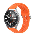R850 Silicone Sports Solid Color Strap, Size: Free Size 20mm, For Galaxy Watch 3 41mm