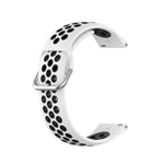 Silicone Sports Two-tone Strap, Size: 22mm, For Galaxy Watch 3 45mm