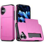 Shockproof Armor Phone Case with Card Slot, For iPhone Air, For iPhone 16 Pro Max, For iPhone 16 Pro, For iPhone 16 Plus
